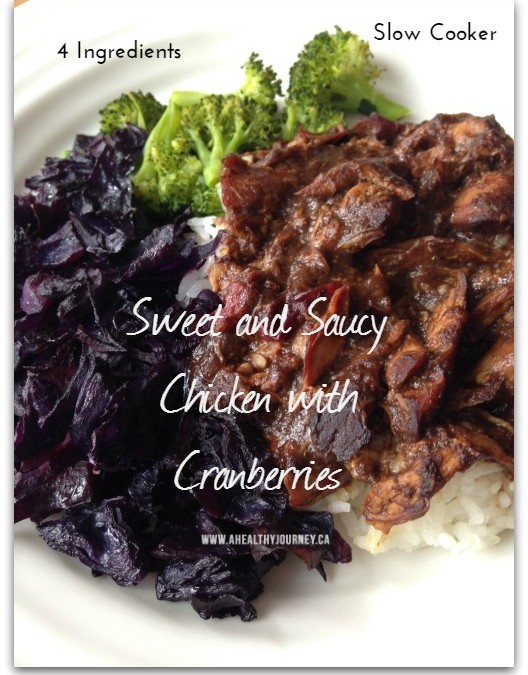 Simple Slow Cooker Chicken Cranberries Recipe