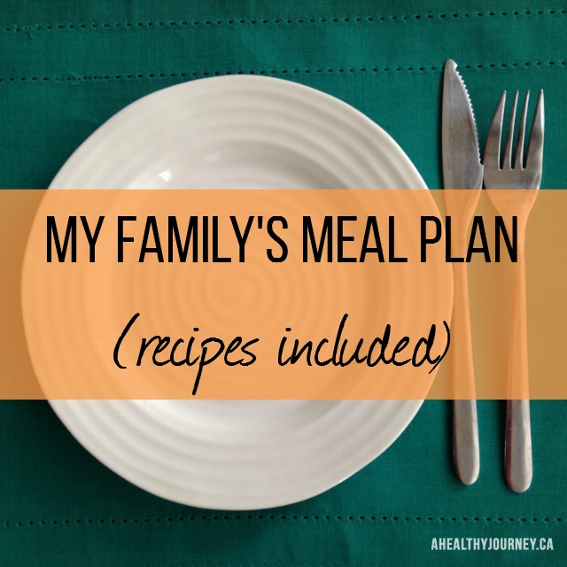 My Family Meal Plan