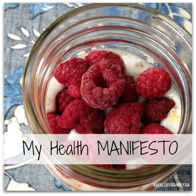 My Health Manifesto