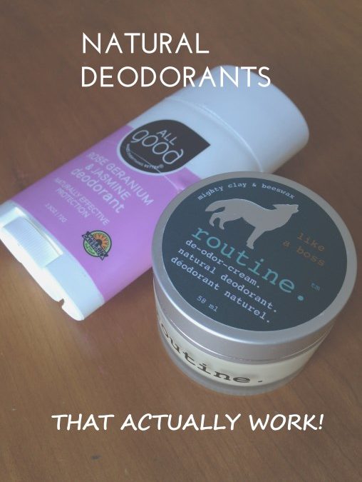 Stinky Pits – Natural Deodorants That Work
